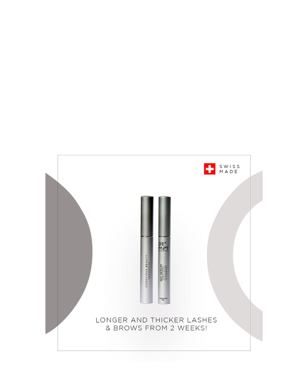 DeMoi Bio Serum 2 In 1: Eyelashes + Eyebrows